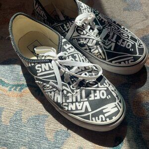 90s graphic vans skateboarding shoes